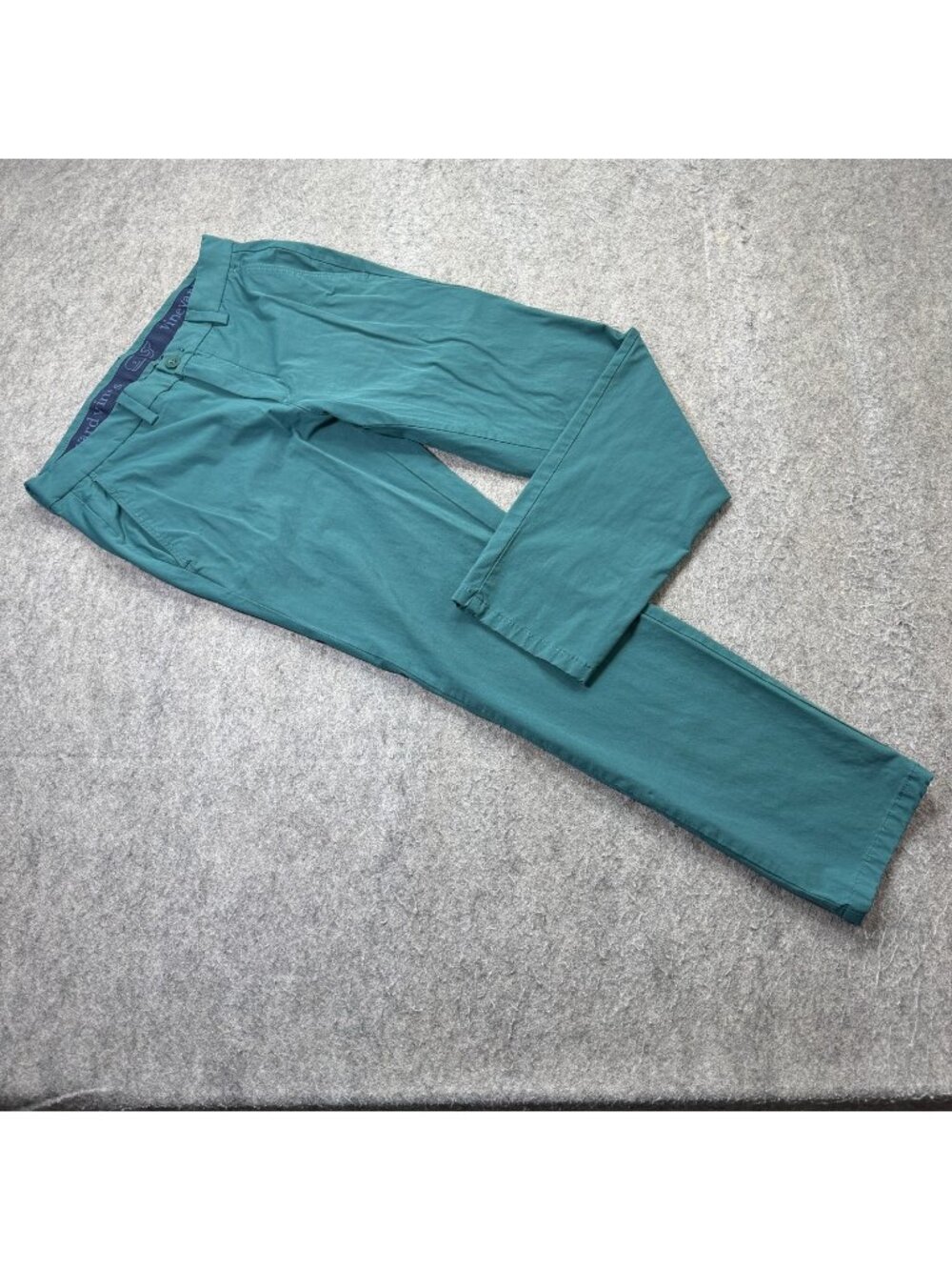 Vineyard Vines Performance Golf Pants Men 32 x 30 Blue Teal Slim Tapered